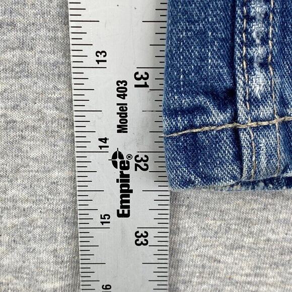 Tommy Hilfiger Jeans Womens 6R Blue Denim Classic Boot Mid Rise Western Casual - Picture 10 of 11